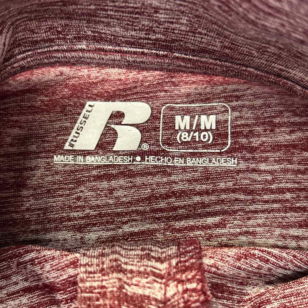 Russell Size M Burgundy Preloved Athletic Jacket