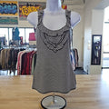 White House Black Market Size XXS Black/White Preloved Sleeveless