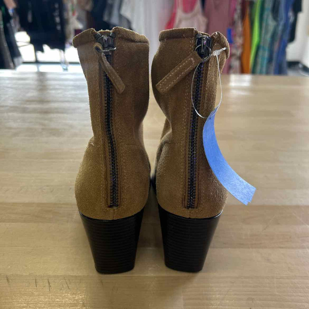 zara Size 8.5 Tan Preloved Boots