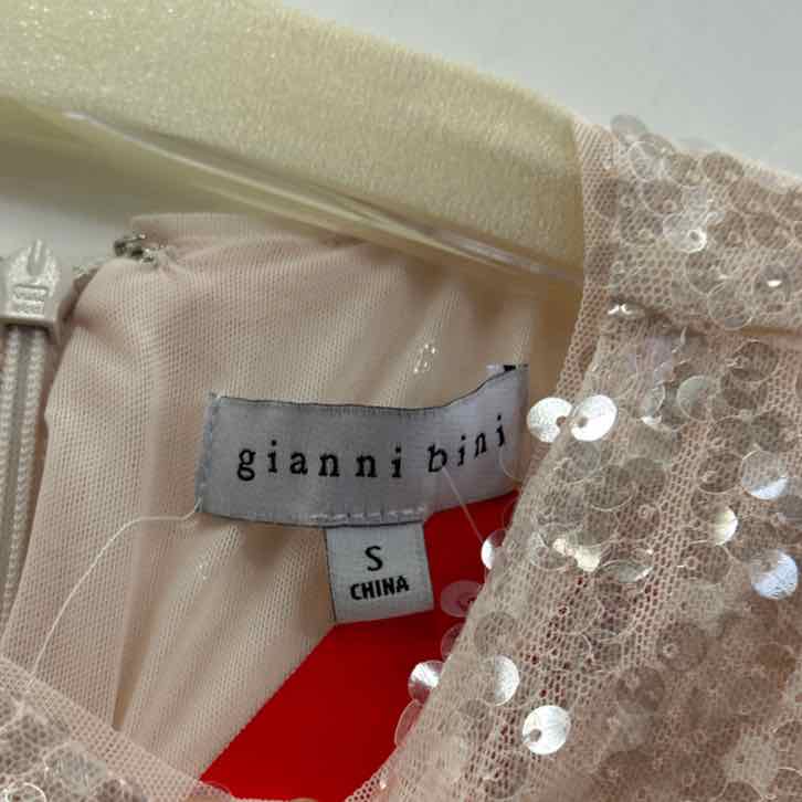 Giani Bini Size S Nude Sequined New Dress