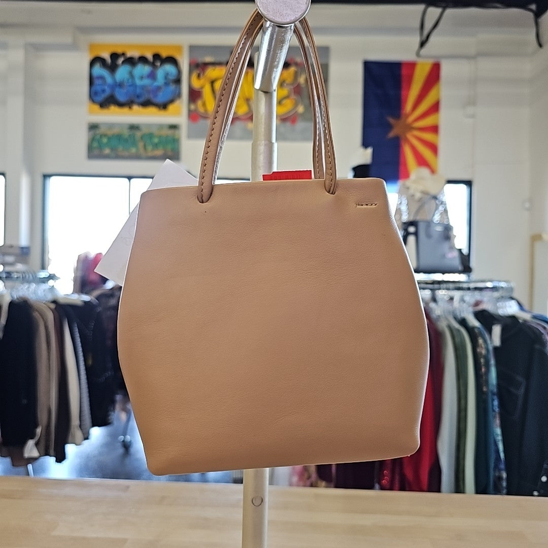 GiGi New York Sydney Mini Leather Shopper Bag - Cappuccino