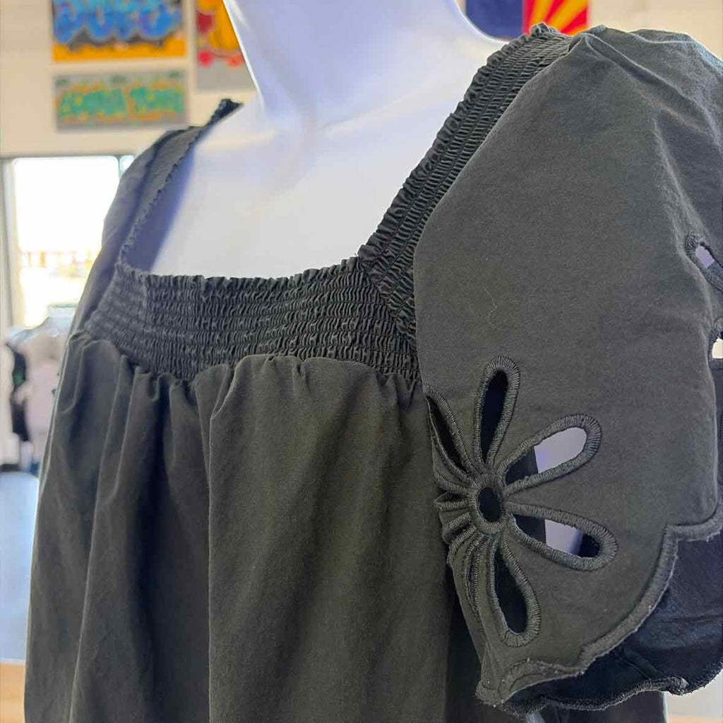 Rails Size M Black Preloved Blouse SS