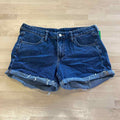 & Denim Women Size 8 Blue Denim Preloved Shorts