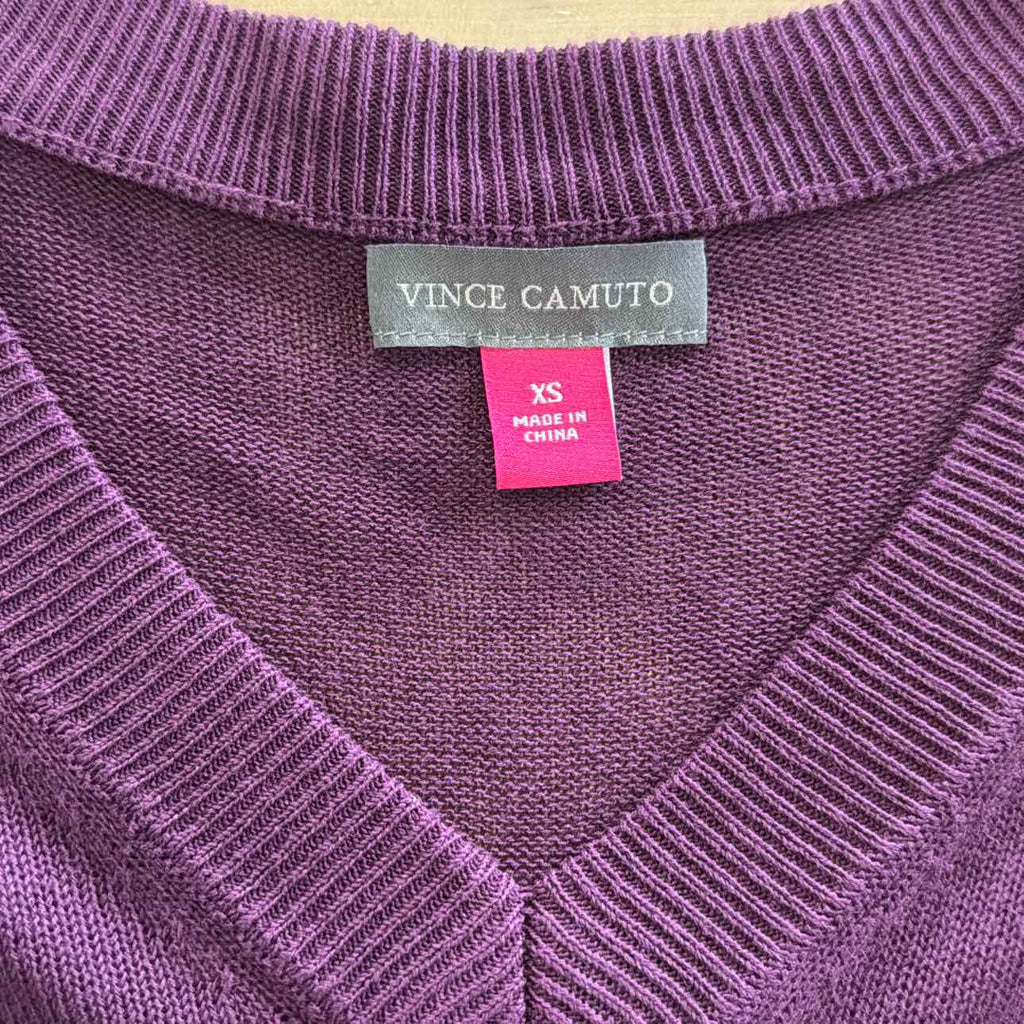 Vince Camuto Size XS Purple Sweater