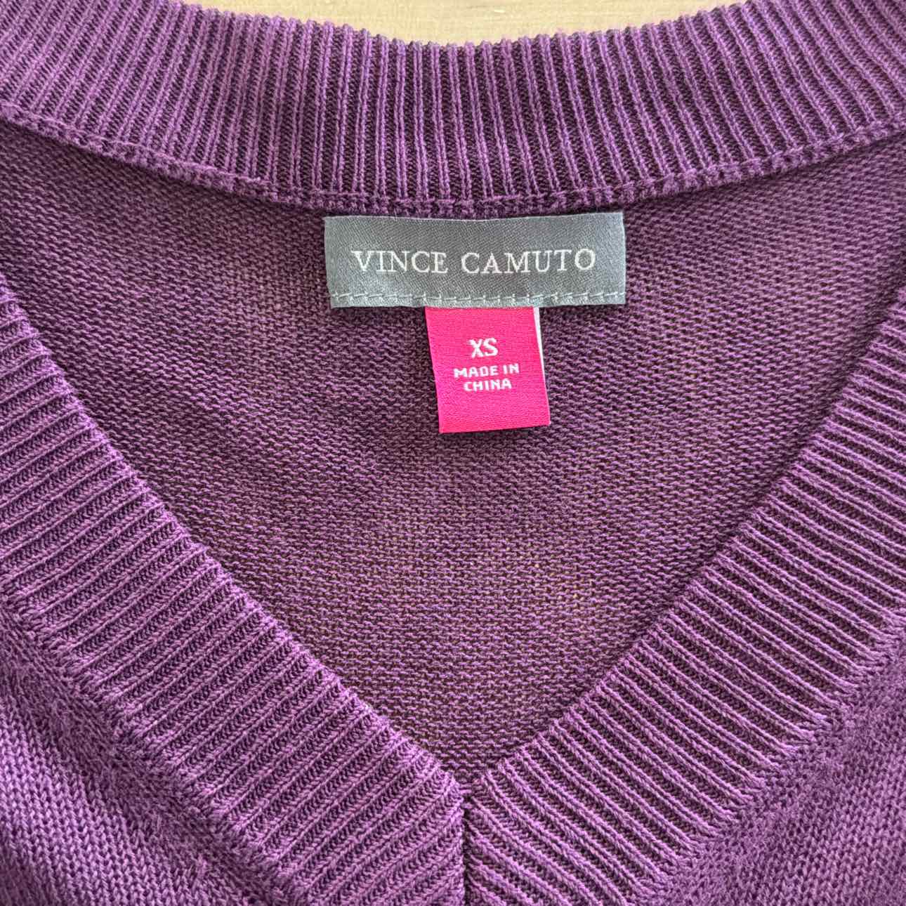 Vince Camuto Size XS Purple New Sweater