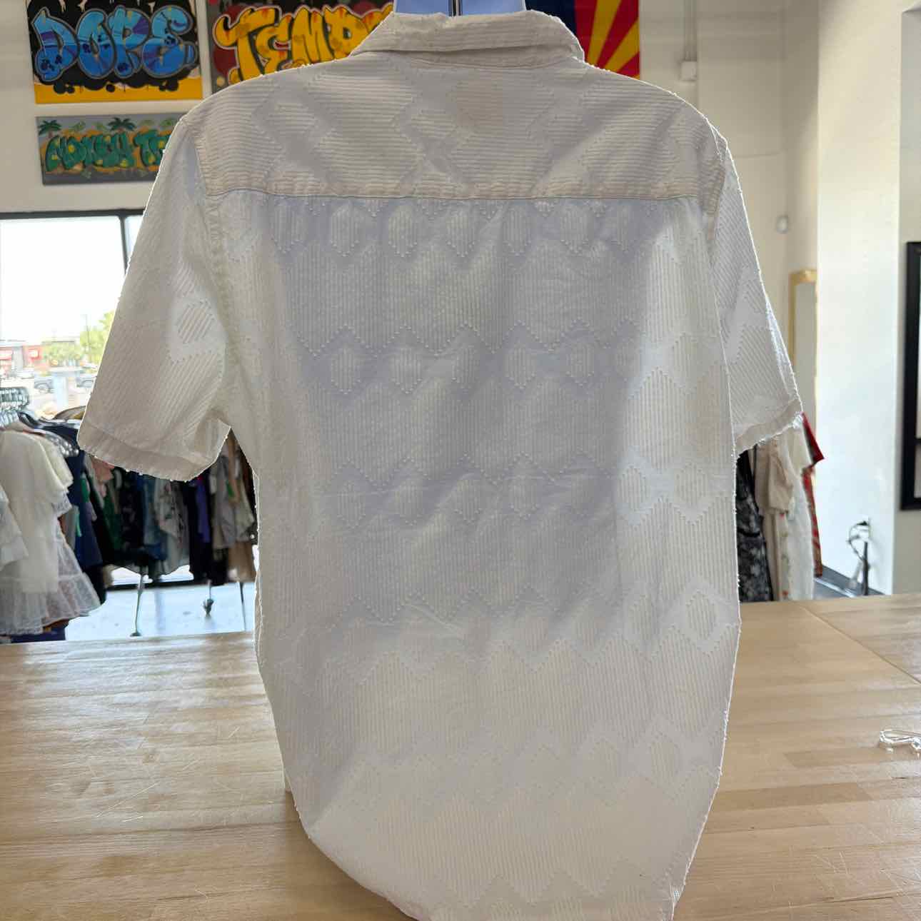 Civil Society Size XL White Preloved MENS Button Down Shirt