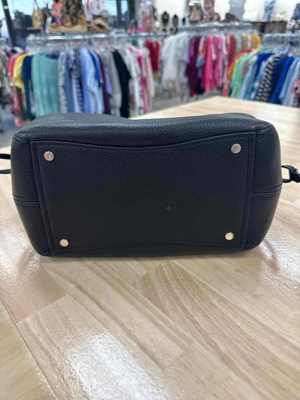Kate Spade New York Womenâ€™s Pebbled Leather Dumpling Satchel Bag Black
