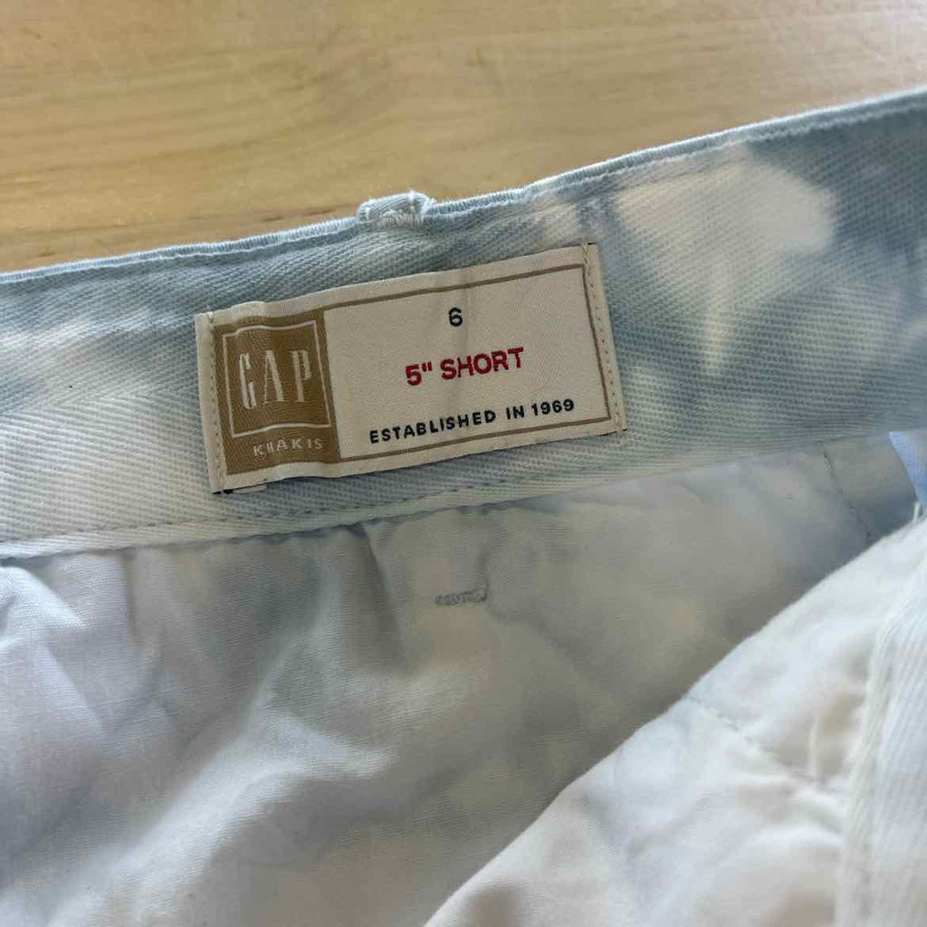Gap Women Size 6 Blue White Preloved Shorts
