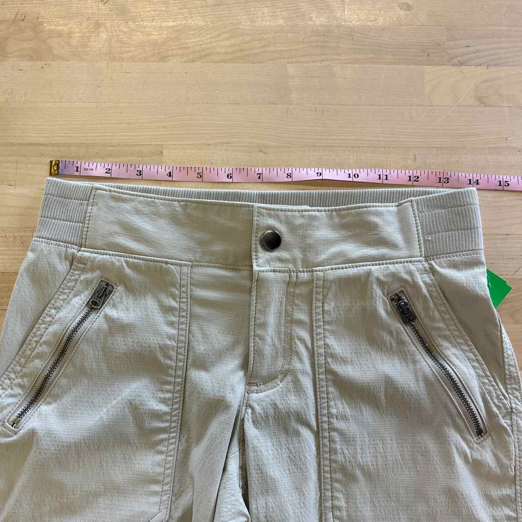 Athleta Size 0 Khaki Nylon Preloved Athletic Shorts