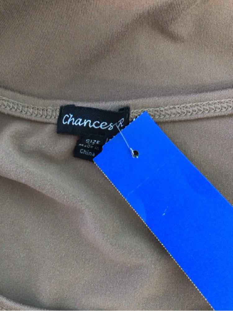 ChancesR Size M Beige Shirt