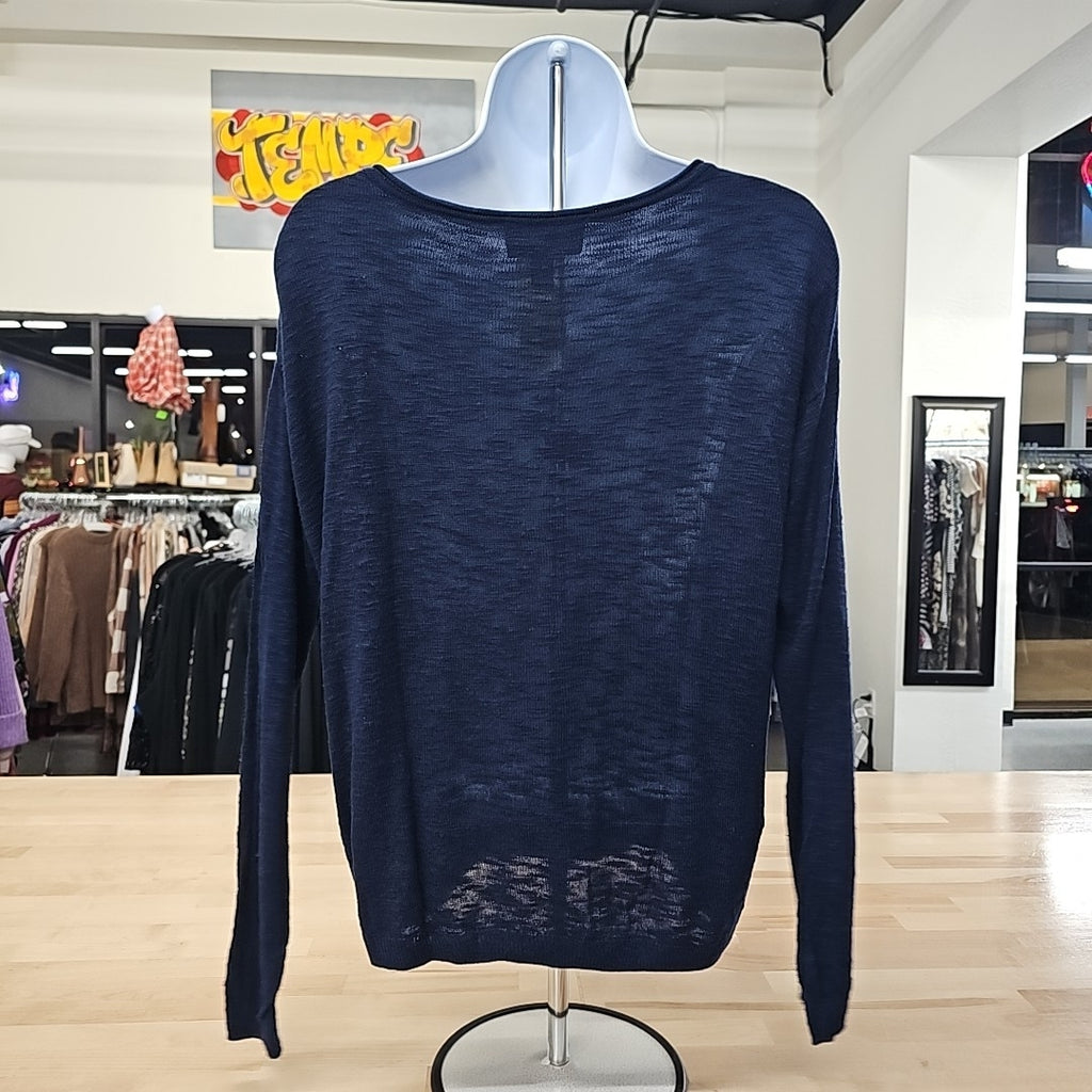 Giuliana Rancic Size S Netting Sweater