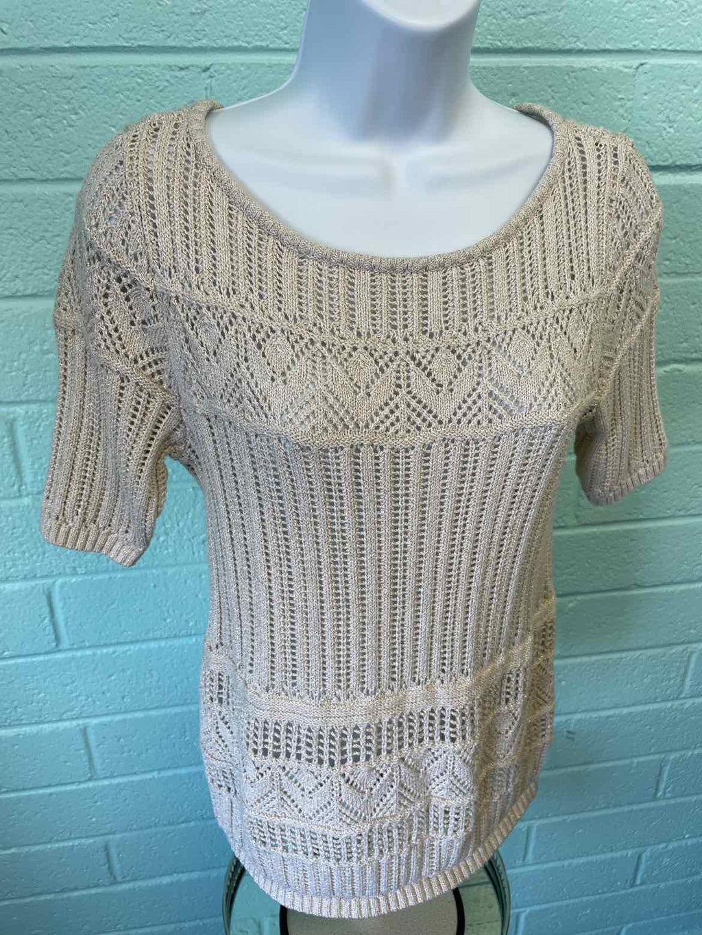 Talbots Size SP Gold Sweater