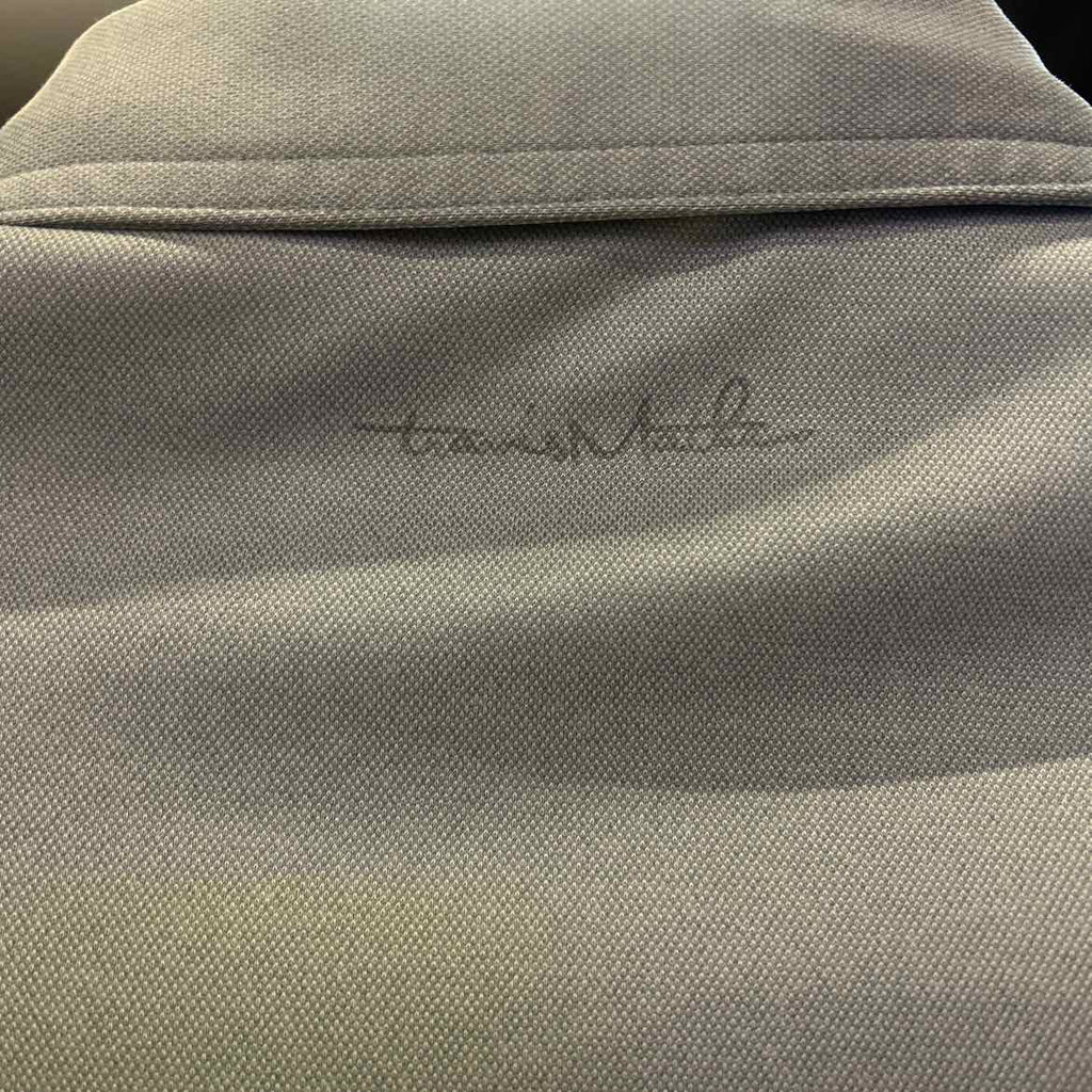 Travis Mathew Size L Grey Preloved MENS Polo