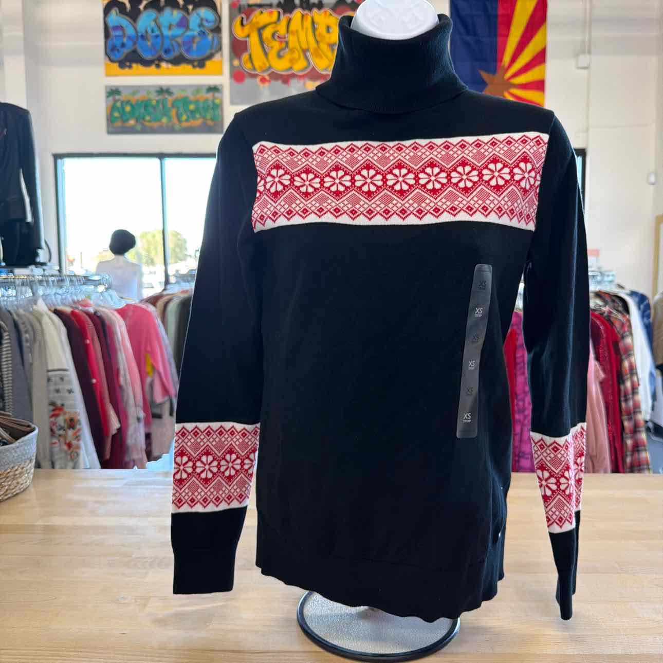 Tommy Hilfiger Size XS Black New Sweater