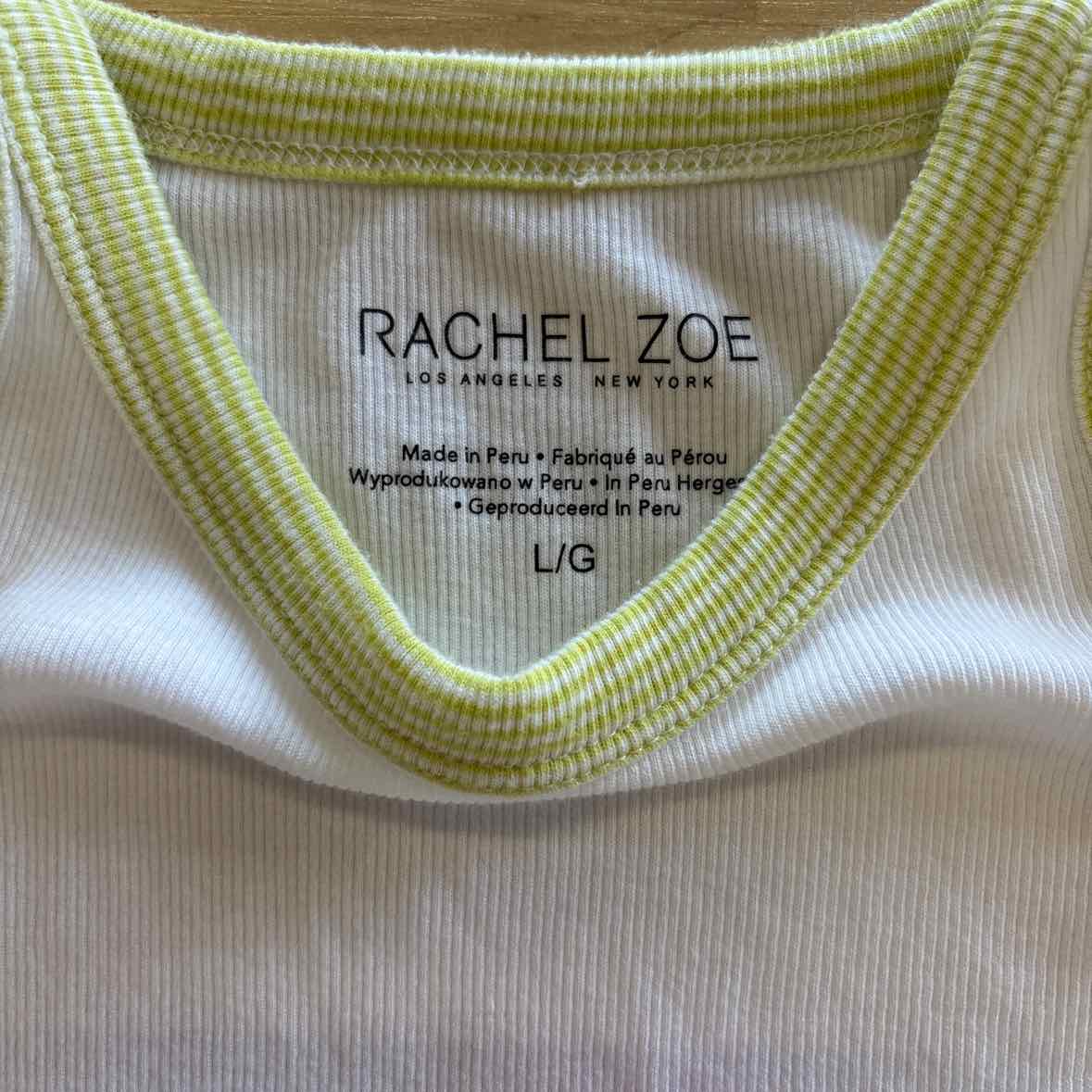 Rachel Zoe Size L White Tank