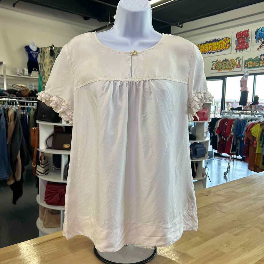 Banana Republic Size M White Preloved Blouse SS