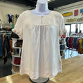 Banana Republic Size M White Preloved Blouse SS