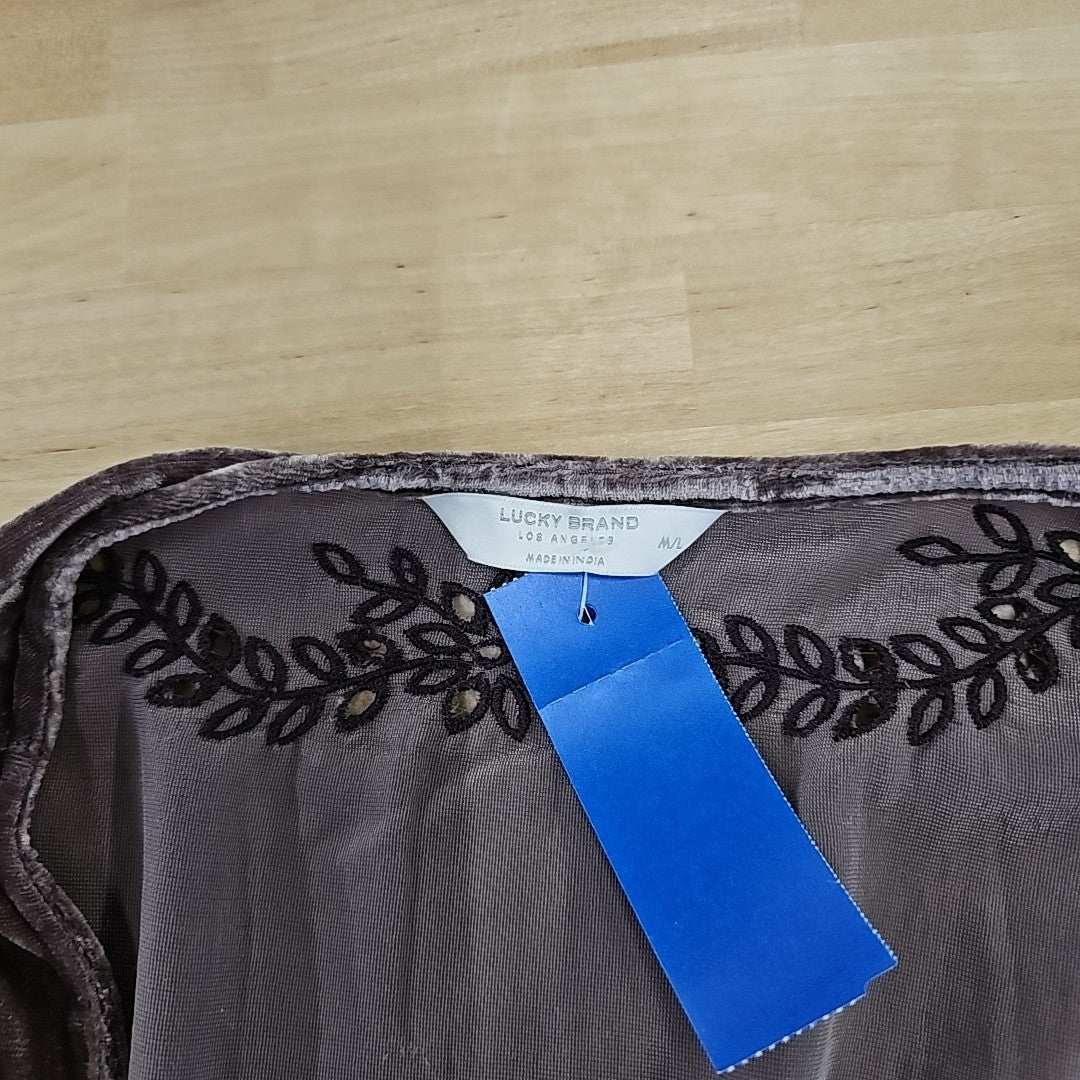 Lucky Brand Size M Purple Jacket