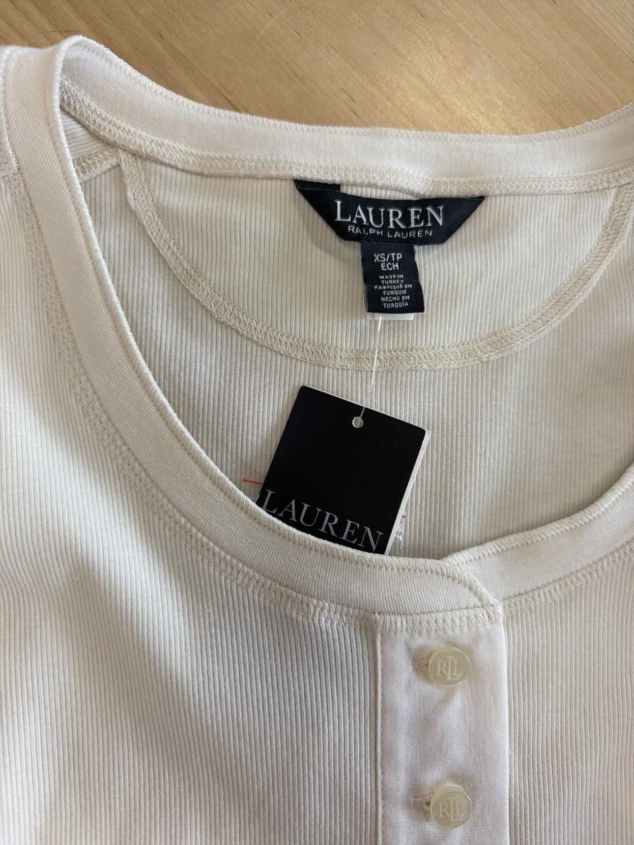 Ralph Lauren Size XS Cream Longsleeve