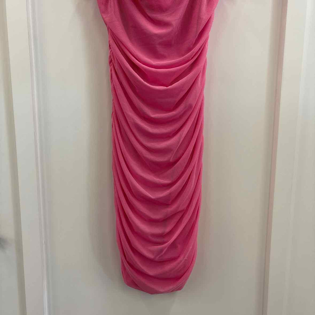 Princess Polly Size 4 Pink Mesh Dress