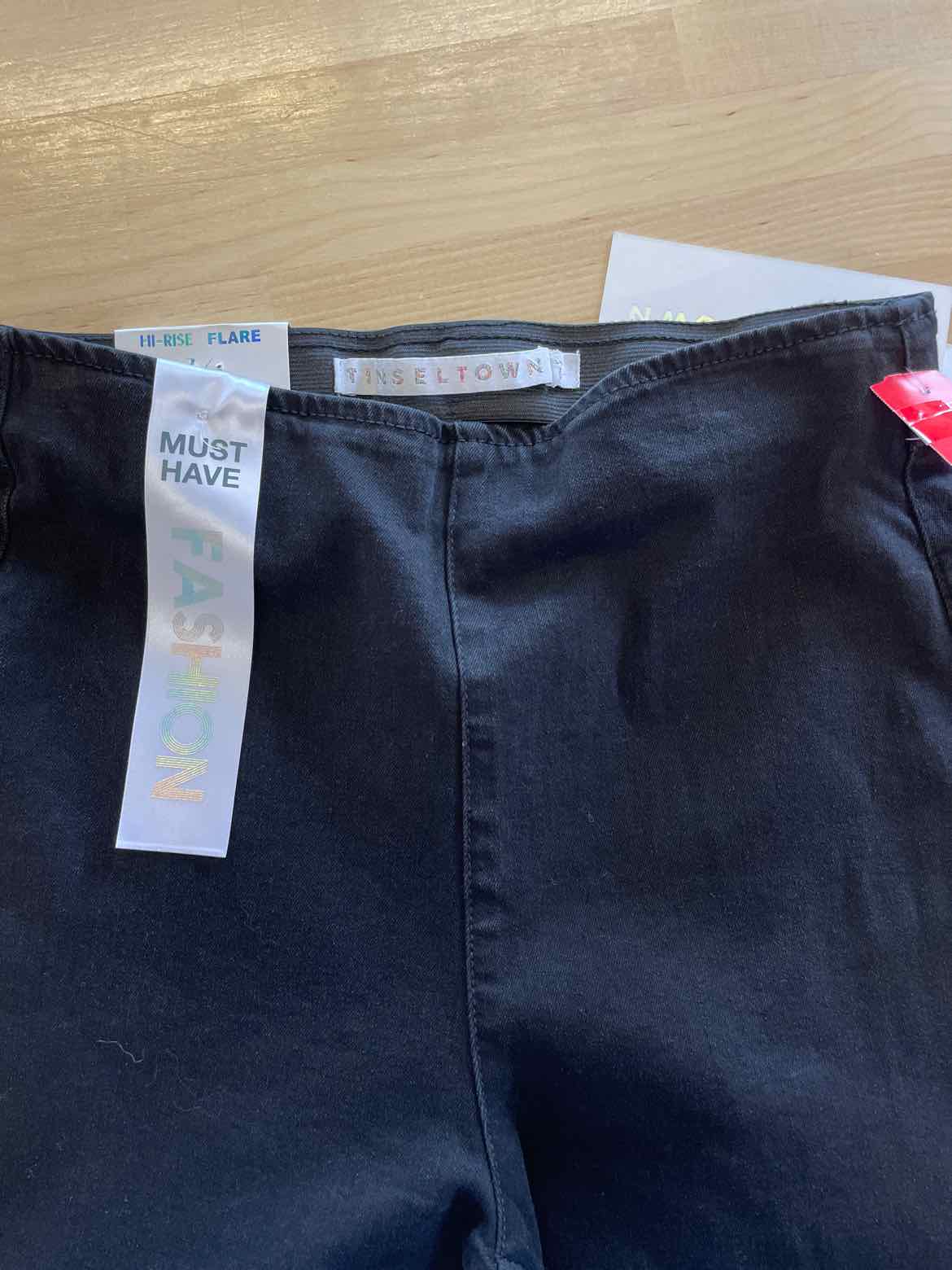 TINSELTOWN Size 7 Black Pants