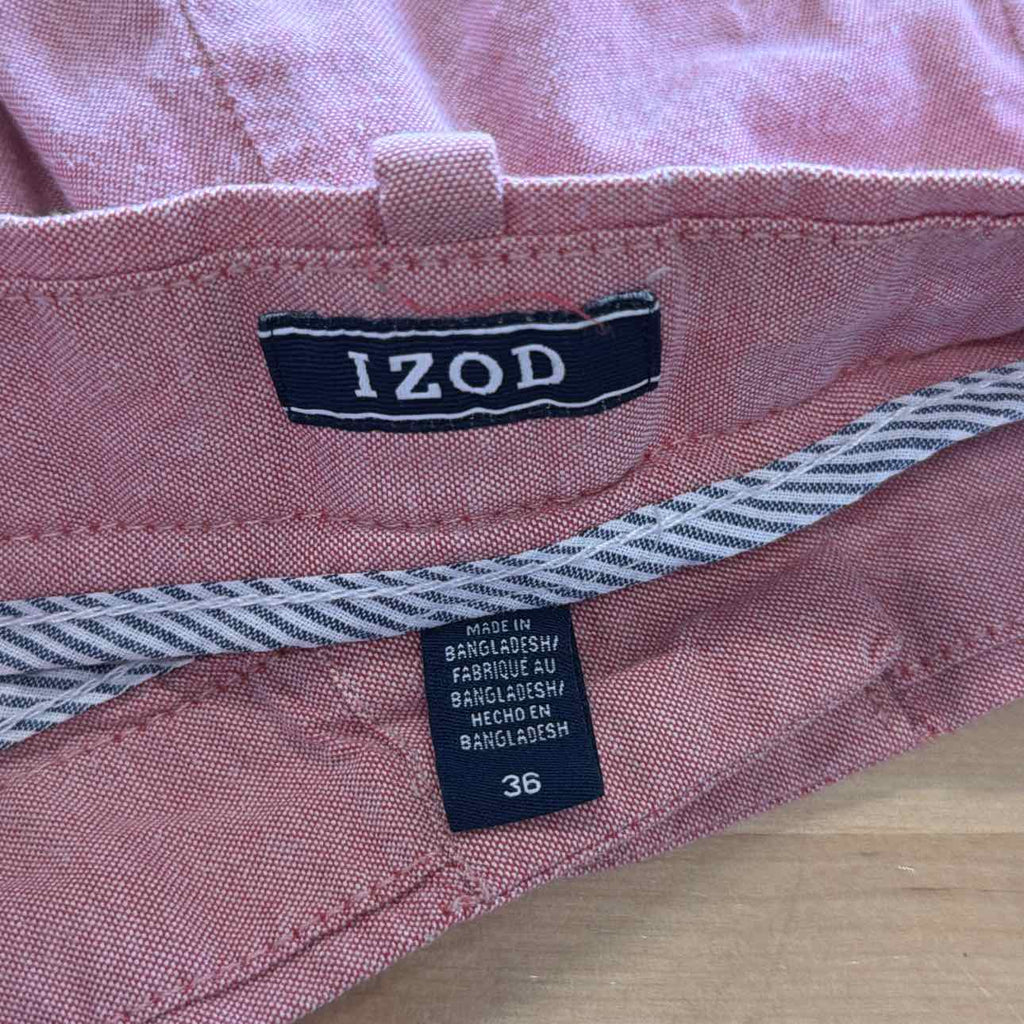 Izod Men's Size 36 Pink MENS Shorts