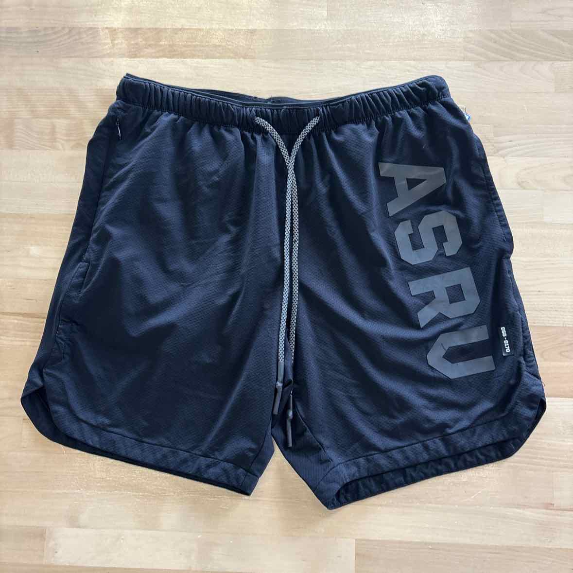 ASRV Size M Black MENS Athletic Shorts
