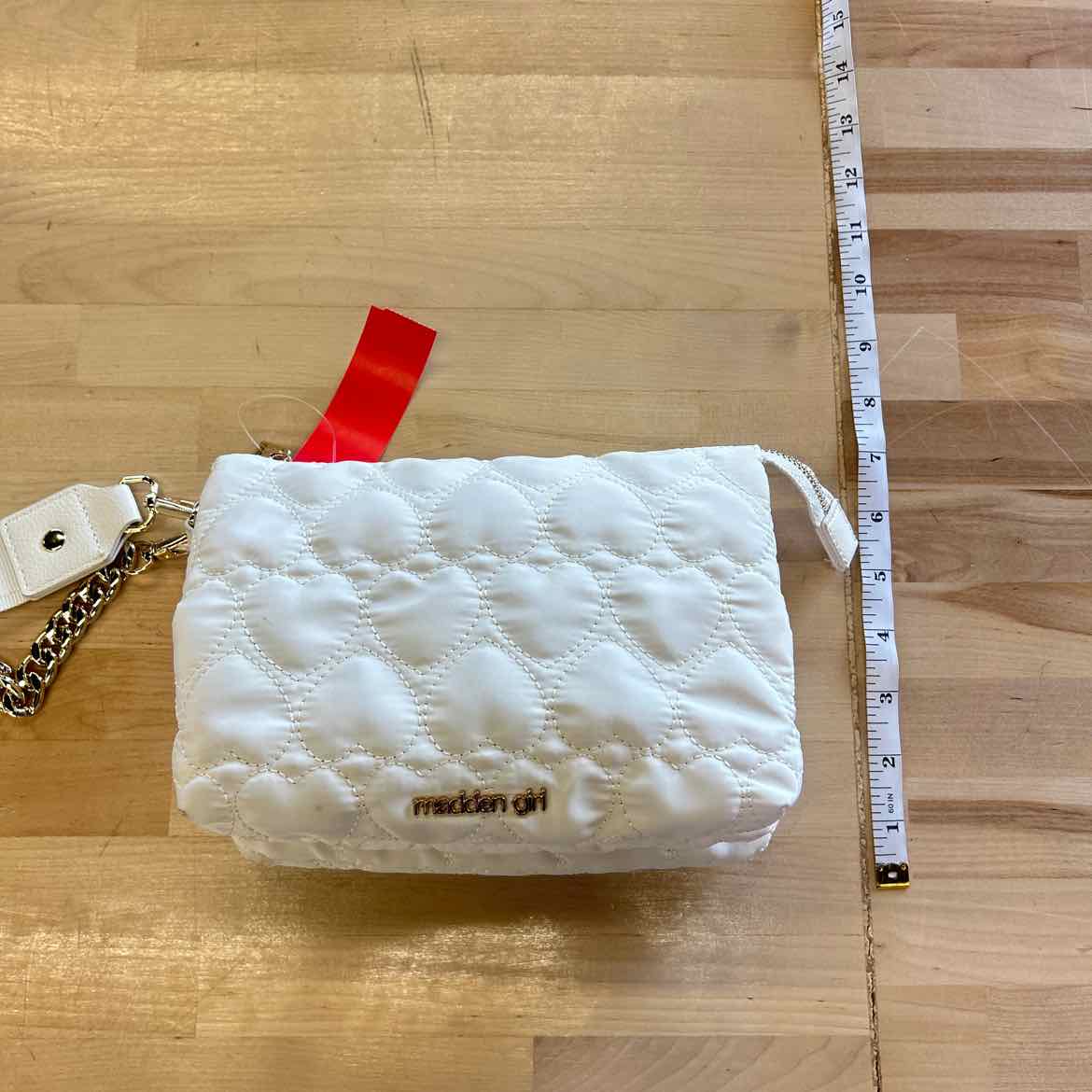 Madden Girl Ari Heart Quilt Modular Crossbody Bag