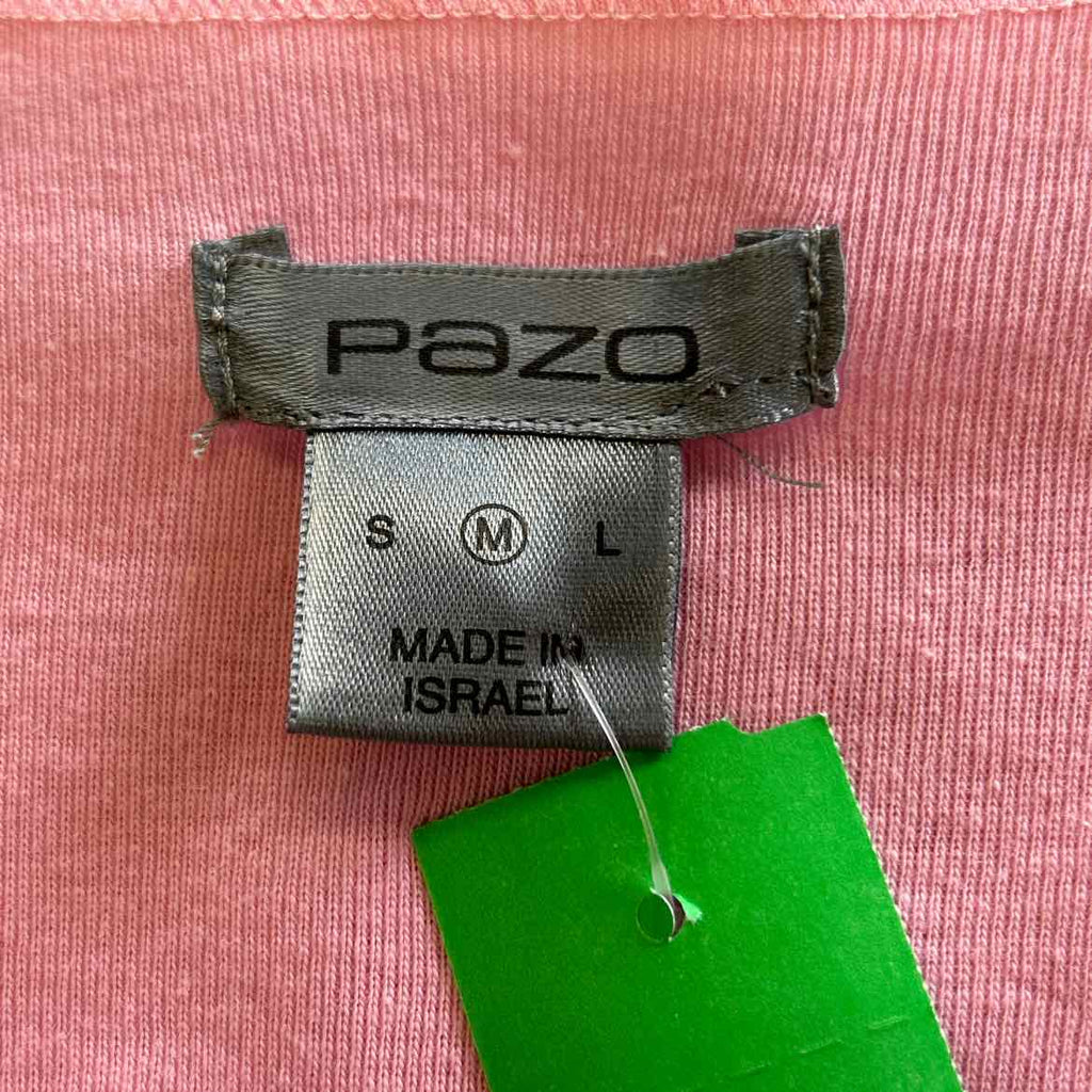 Pazo Size M Pink Cotton Preloved T-Shirt SS