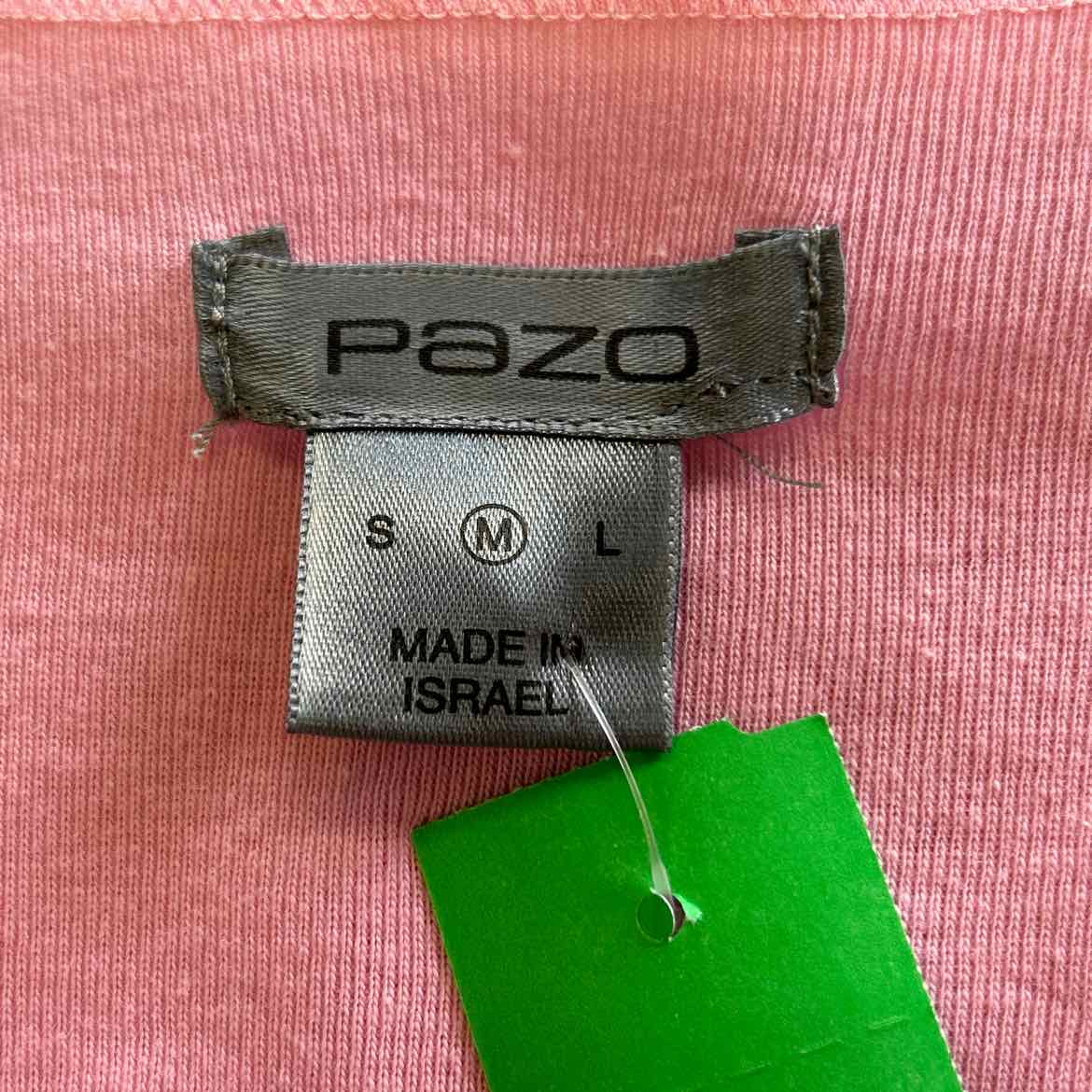 Pazo Size M Pink Cotton Preloved T-Shirt SS