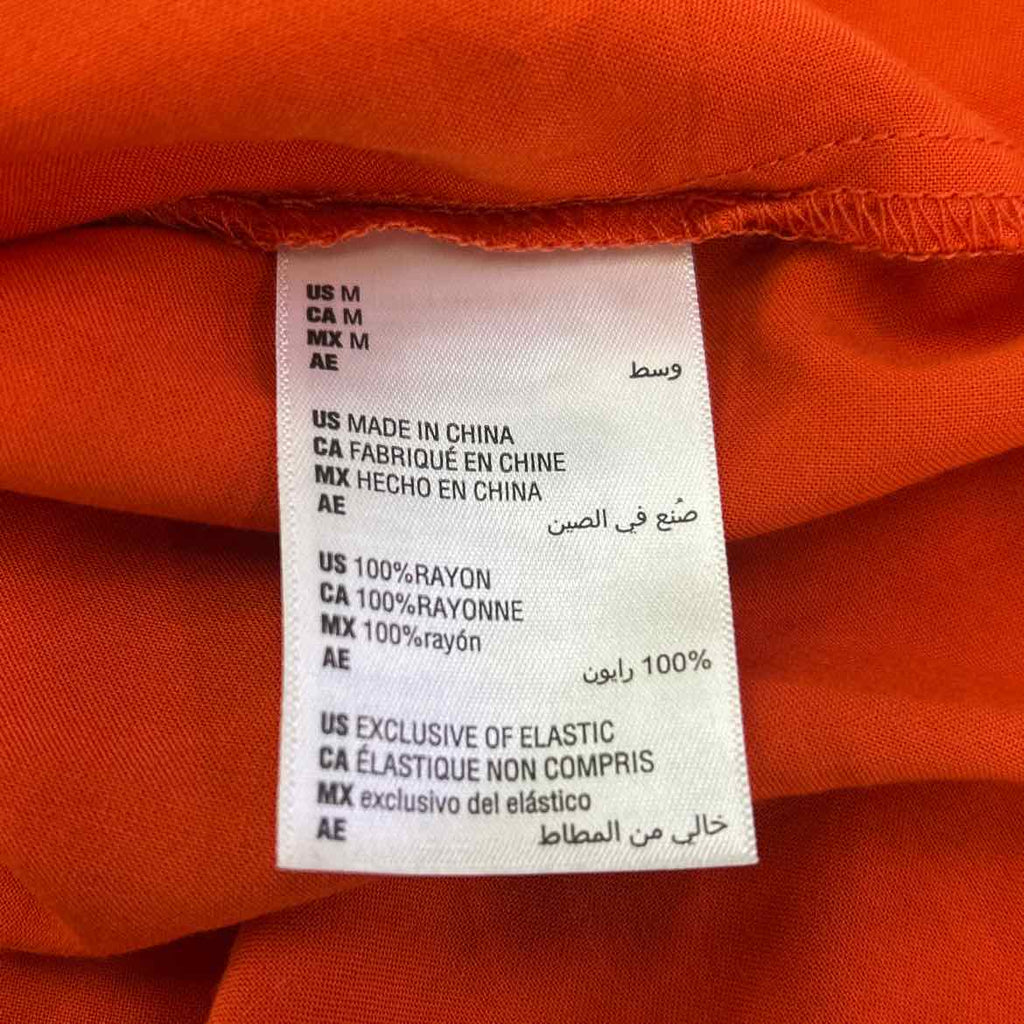 INC Size M Orange Preloved Dress