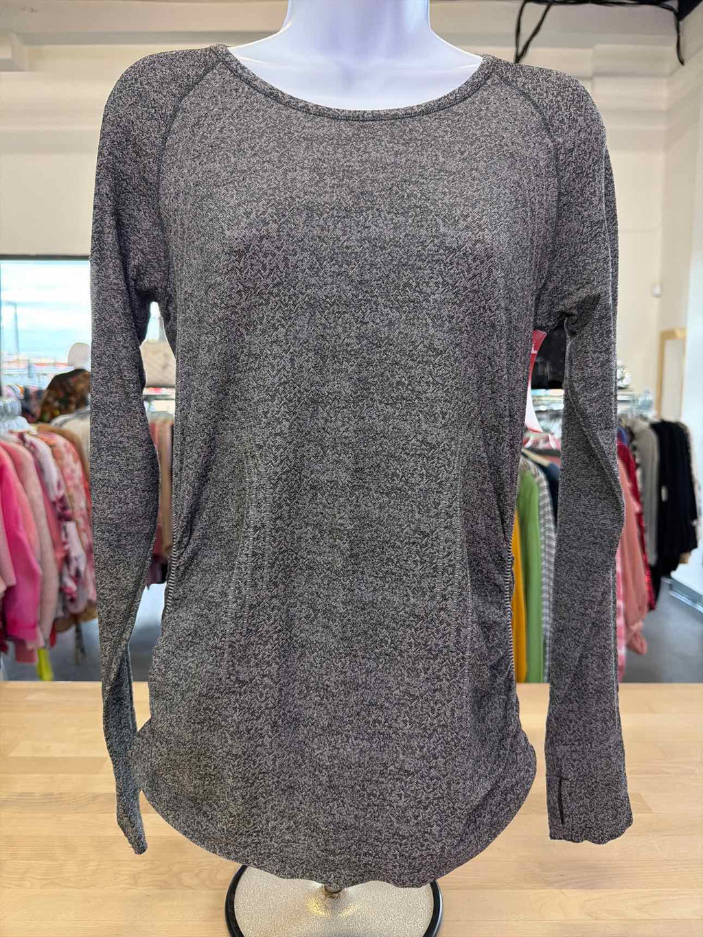 Athleta Size S Gray Athletic Long Sleeve