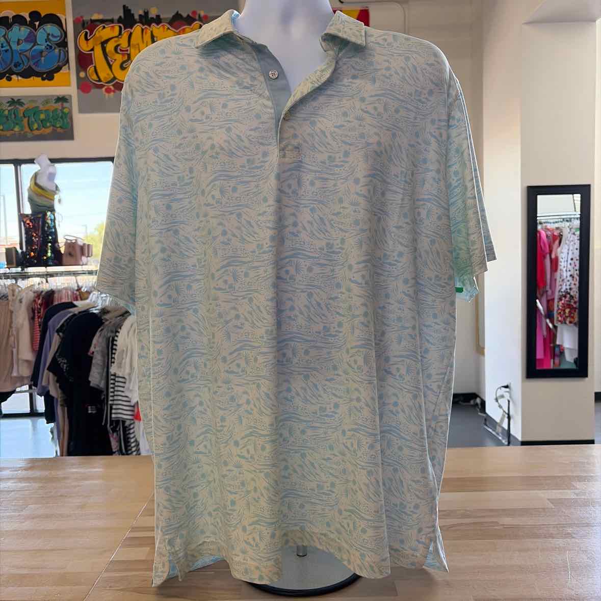 Puma Size XL Blue Preloved MENS Polo