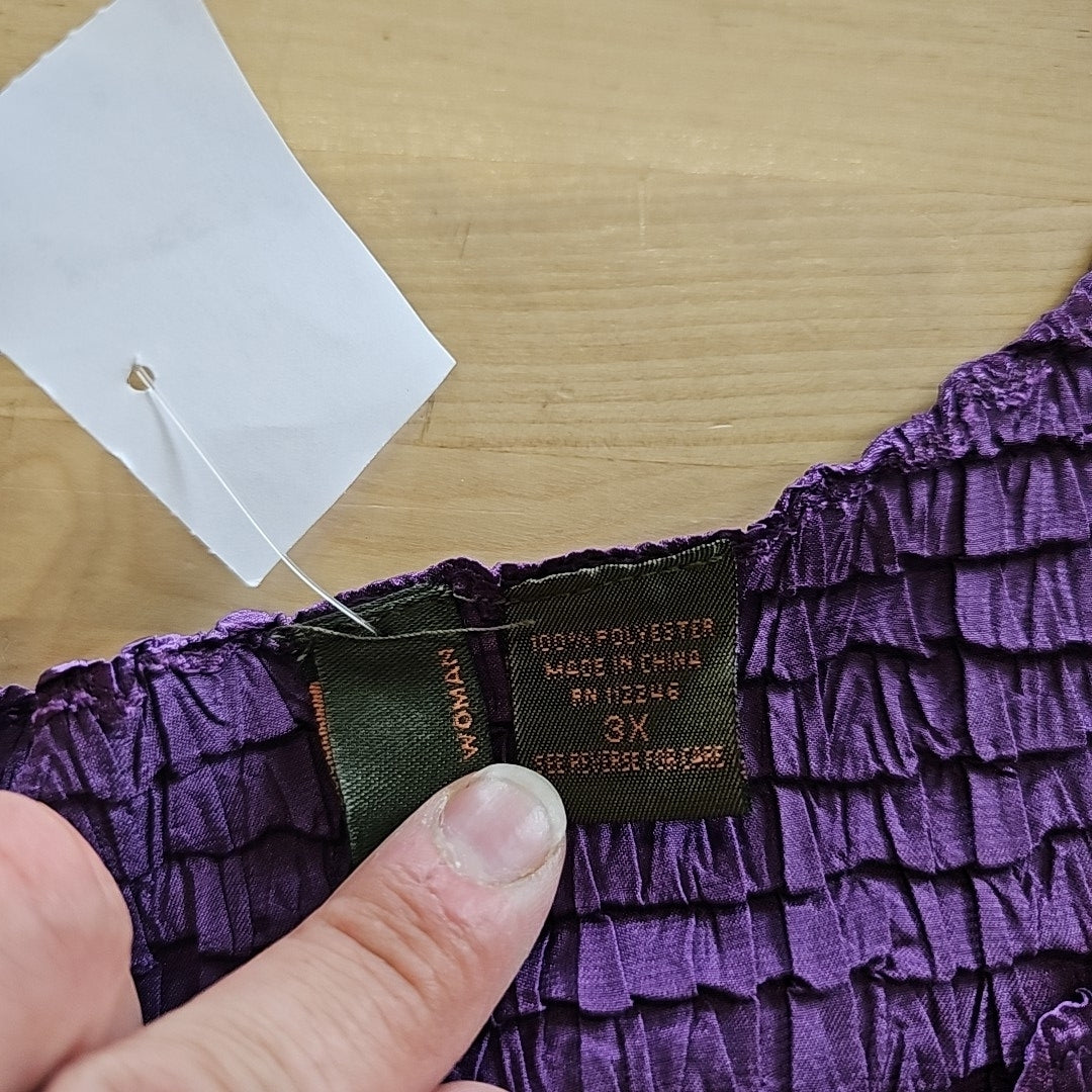 Sere Nade Size 3X Purple Preloved Tank