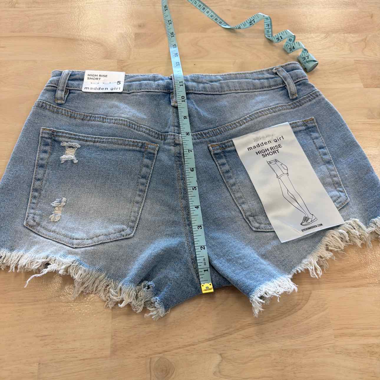 Madden Girl Women Size 5 Blue New Shorts