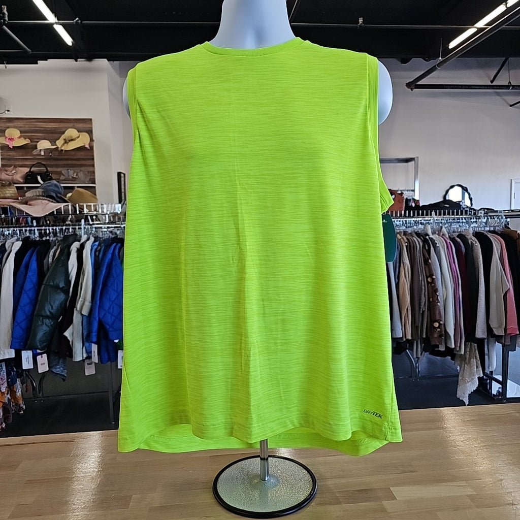 Tek gear Size XXL Green MENS Athletic Tank