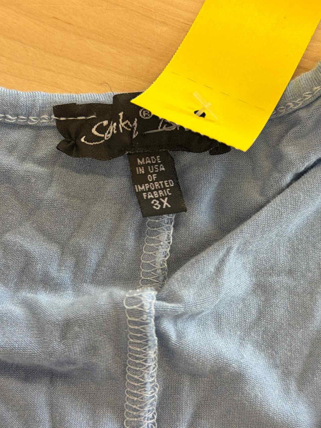 Slinky Brand Size 3X Blue Tunic
