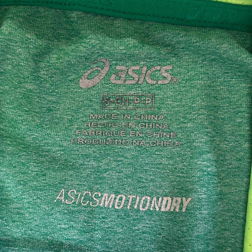 Asics Size S Green Preloved MENS Long Sleeve Shirt