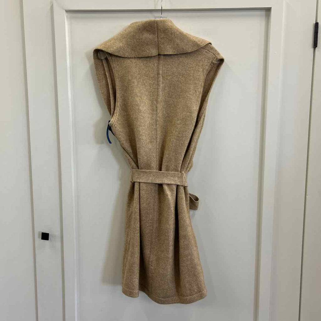 White House Black Market Size M Tan Preloved Cardigan