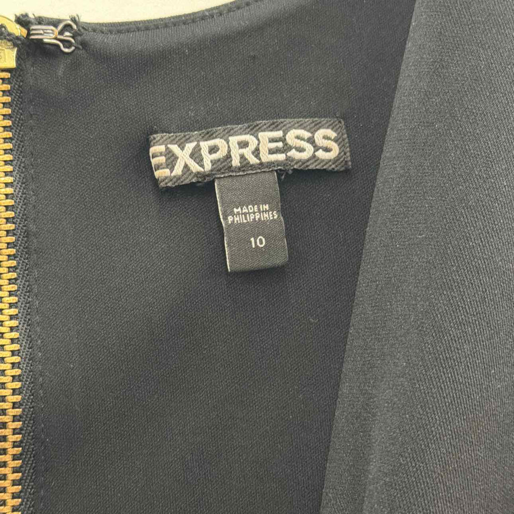 Express Size 10 Black Preloved Dress