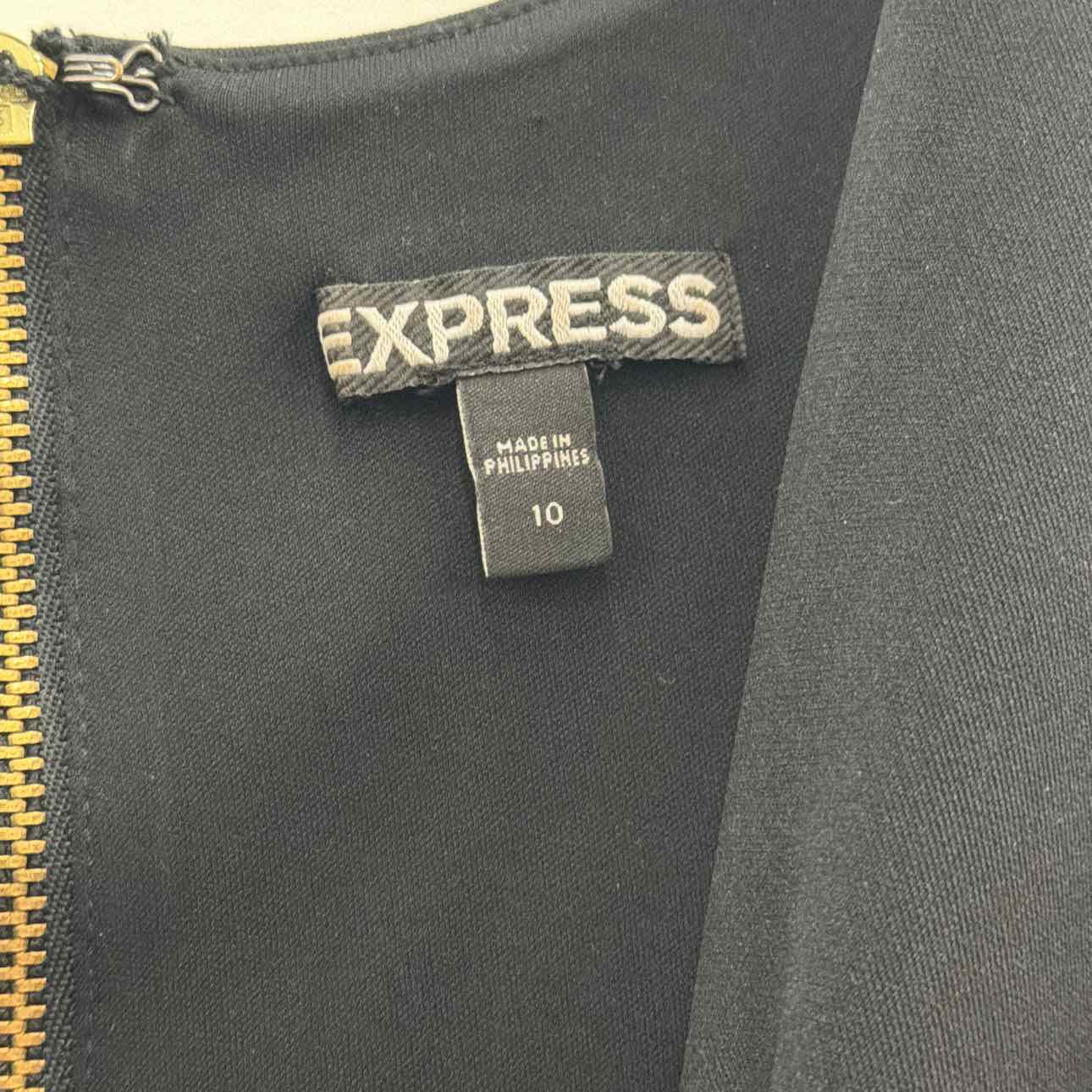 Express Size 10 Black Preloved Dress