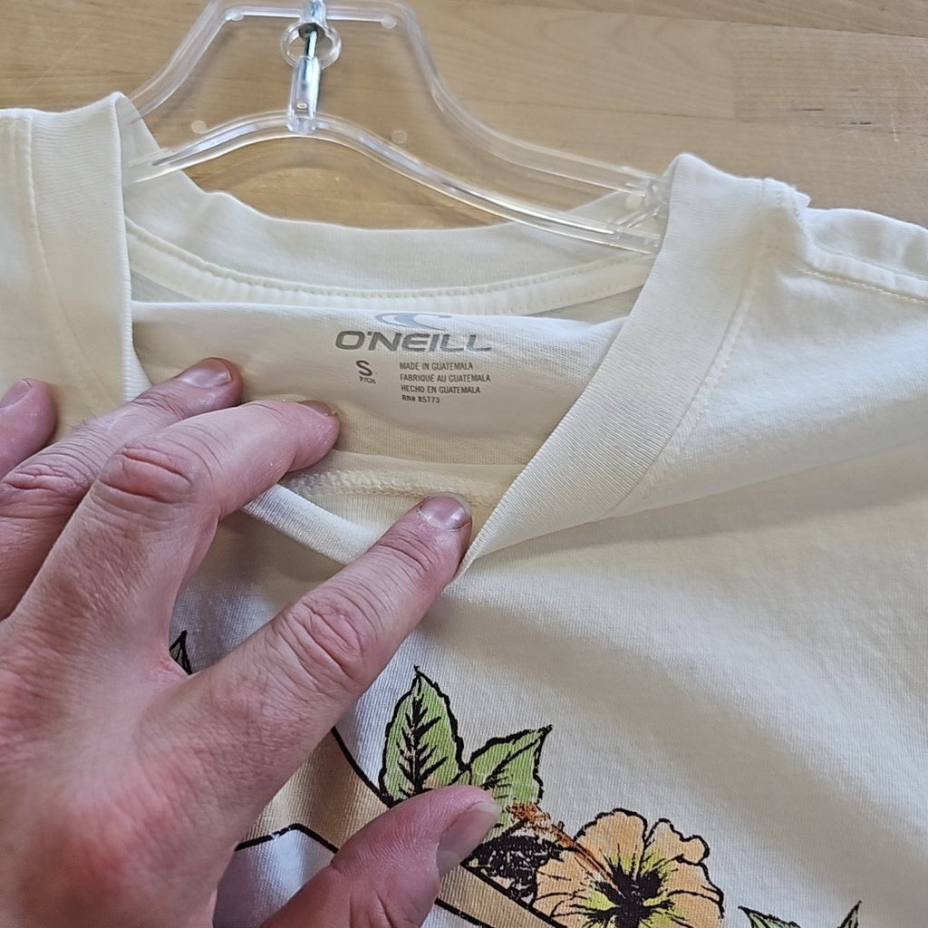 O'Neill Juniors' Diamond Surf Crewneck T-Shirt - Winter White
