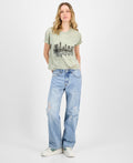 Gogo Jeans Juniors' Destructed Dream Fit Wide-Leg Denim Jeans - Light Wash - 1