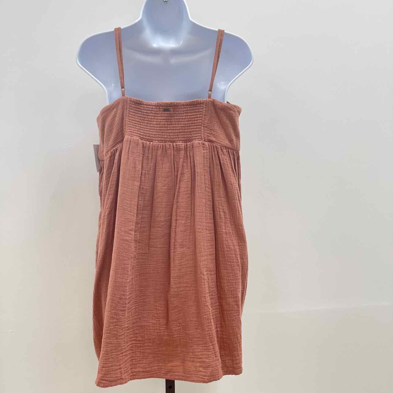 O'Neil Size L Hadia Dress - Burlwood