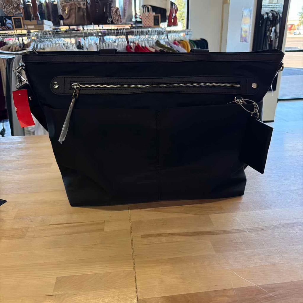 Madden Girl Polyester with Pouch Small Weekender Duffle Bag - Black