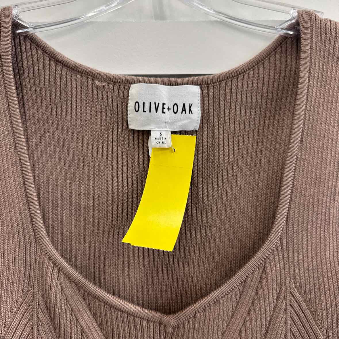 Olive & Oak Size S Brown Dress