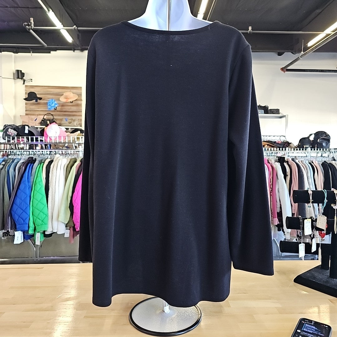 Cable & Gauge Size XL Black Long Sleeve