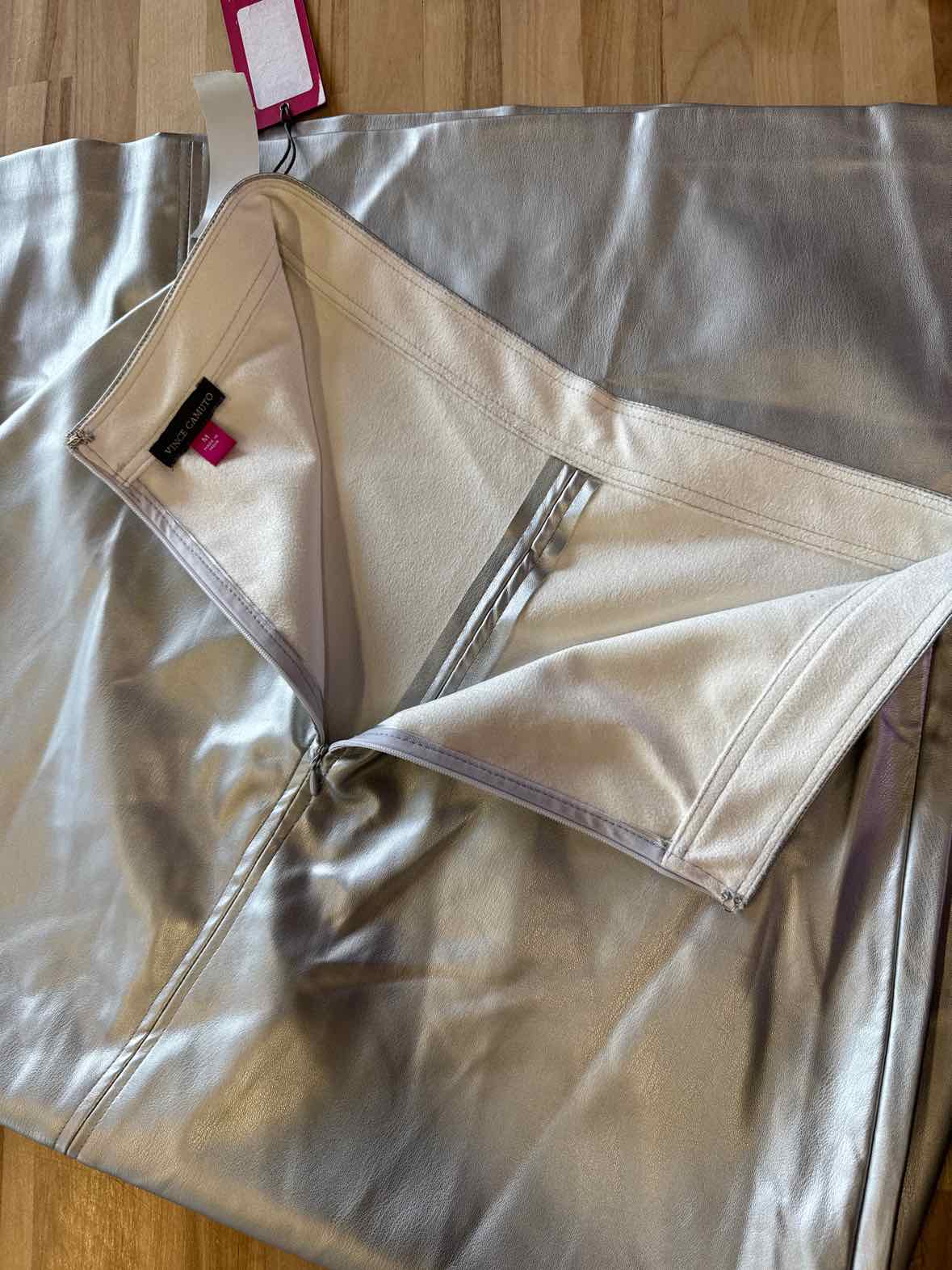 Vince Camuto Women's Faux-Leather Seamed Maxi Skirt