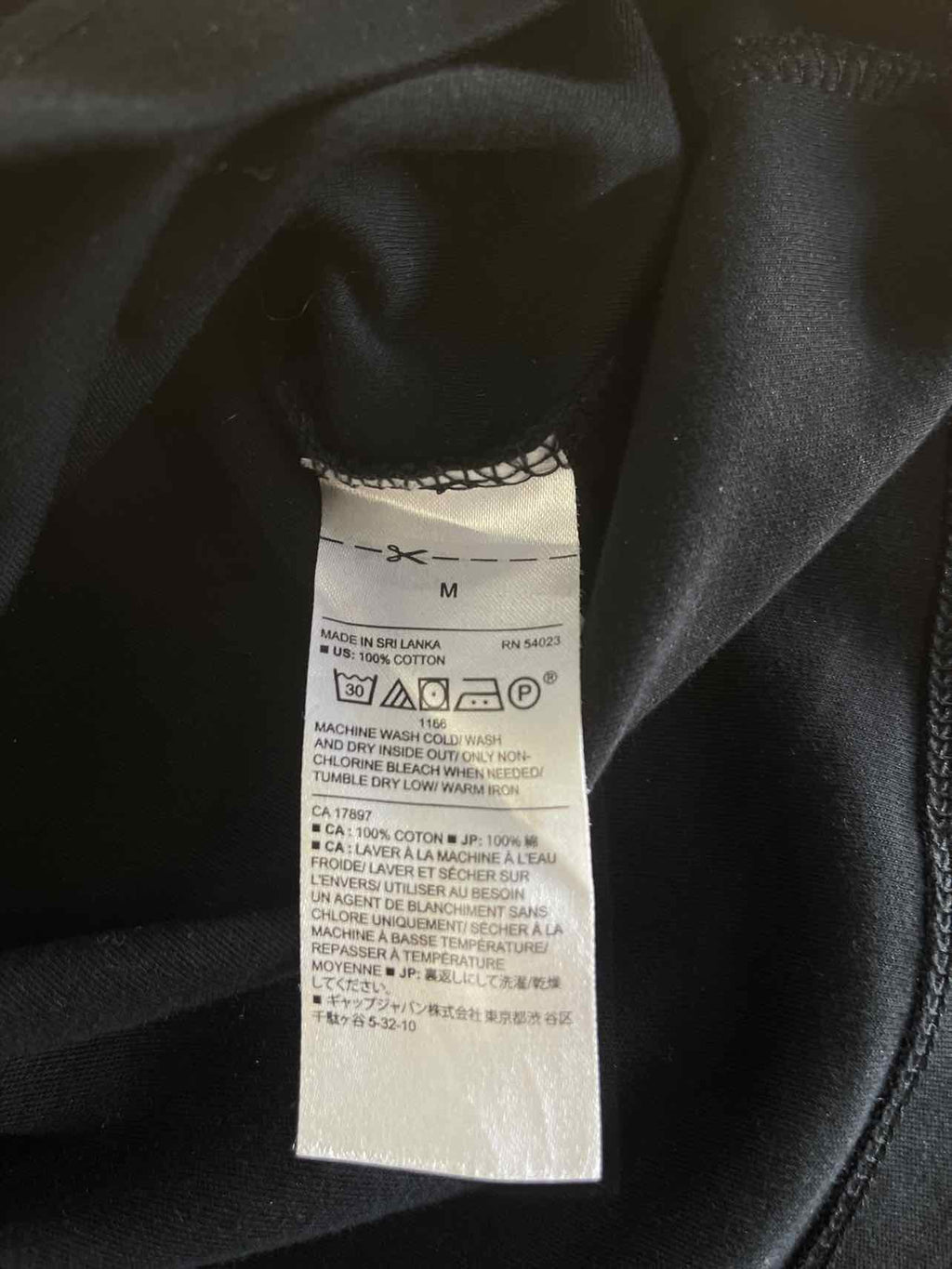 Banana Republic Size M Black Preloved MENS T-shirt