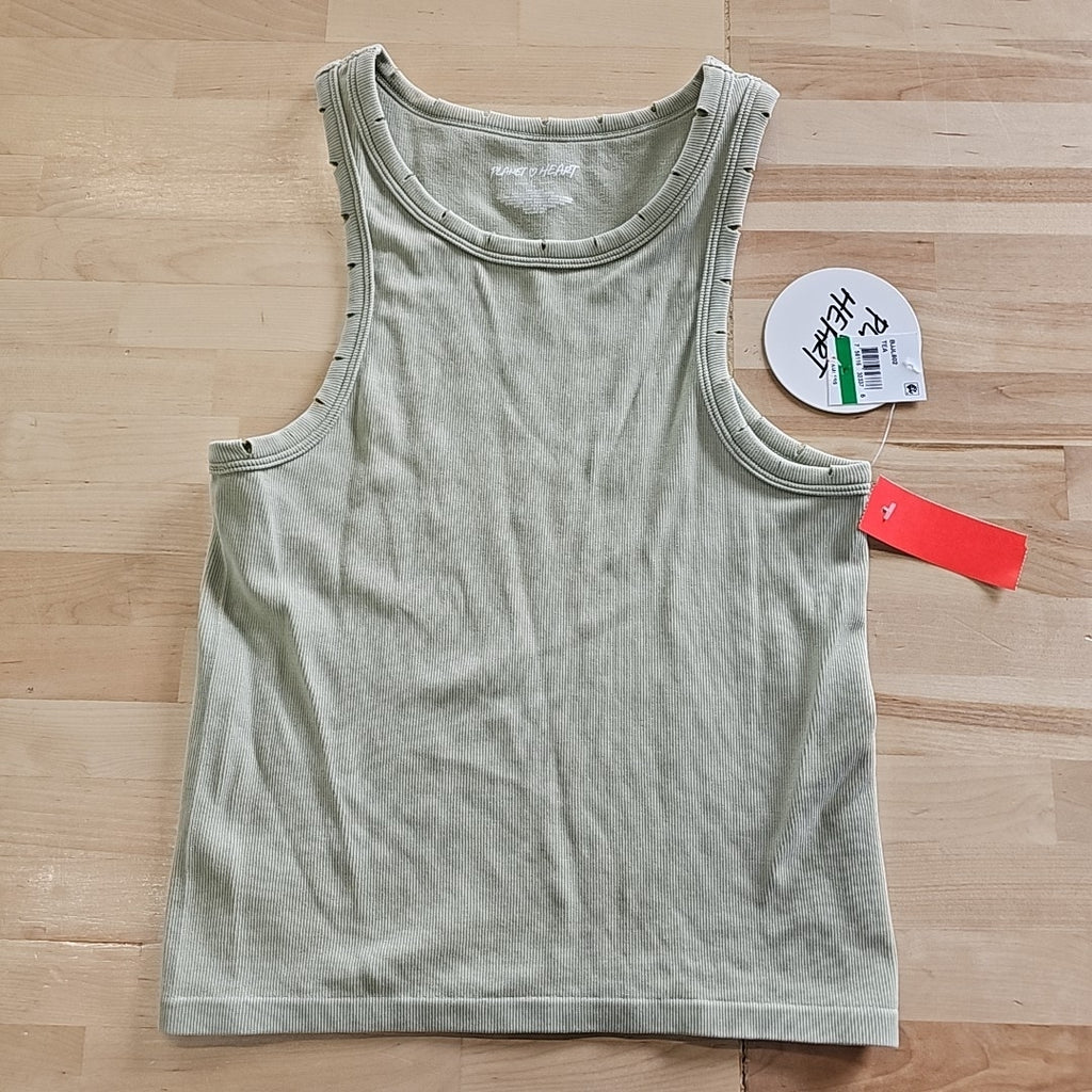 Planet Heart Size L Green New Tank
